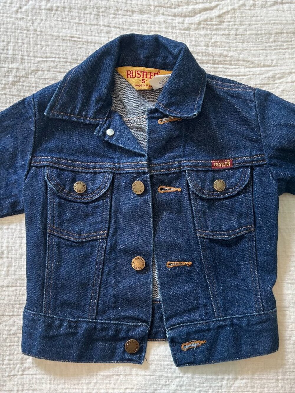 Kid's Rustler Vintage 70s/80s Denim Jacket
